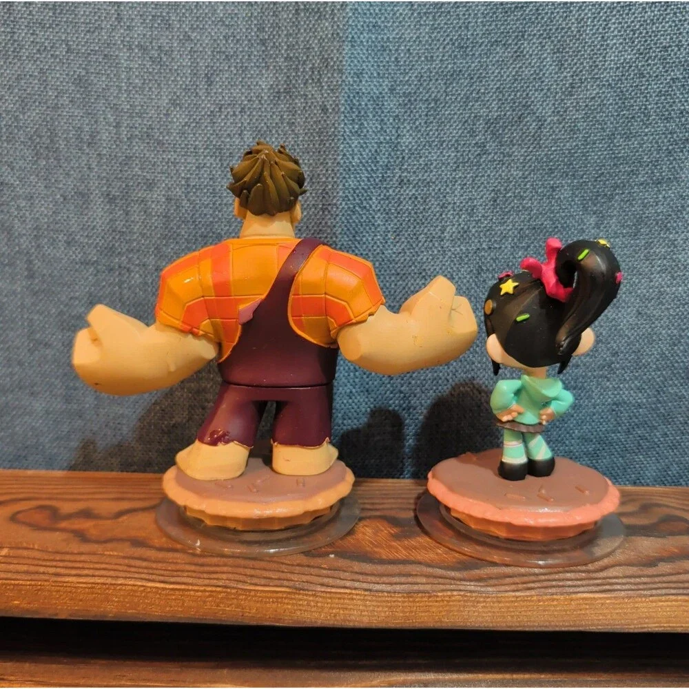 Disney Infinity Wreck It Ralph Vanellope 2 Figure Lot PVC Loose